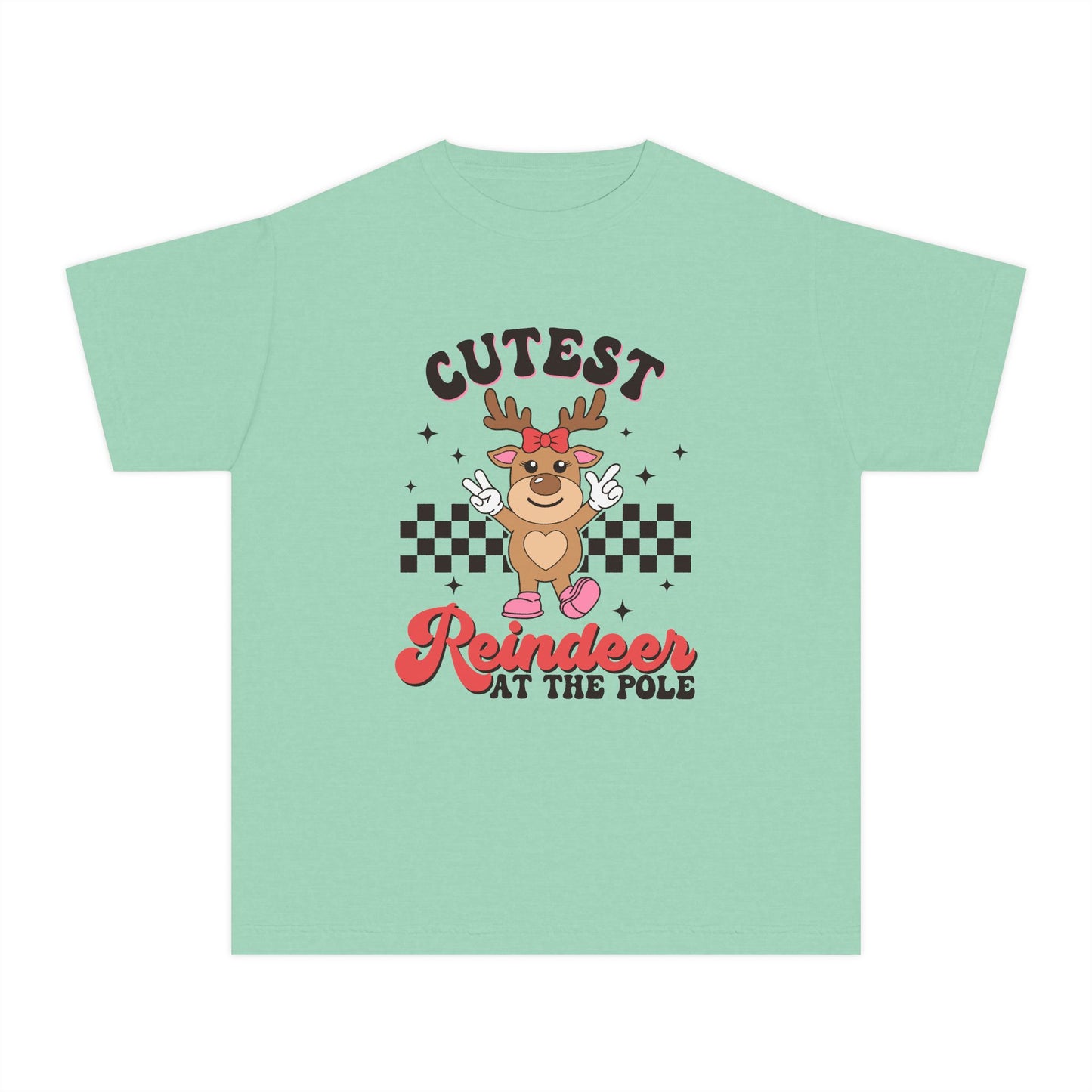 Cutest Reindeer Youth Midweight T-Shirt