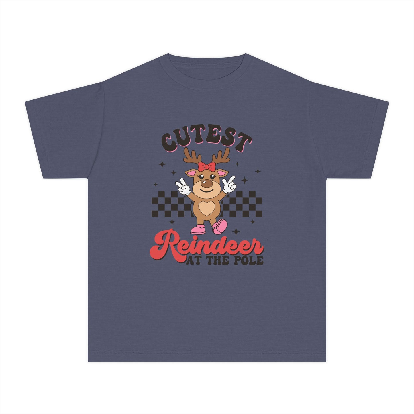 Cutest Reindeer Youth Midweight T-Shirt