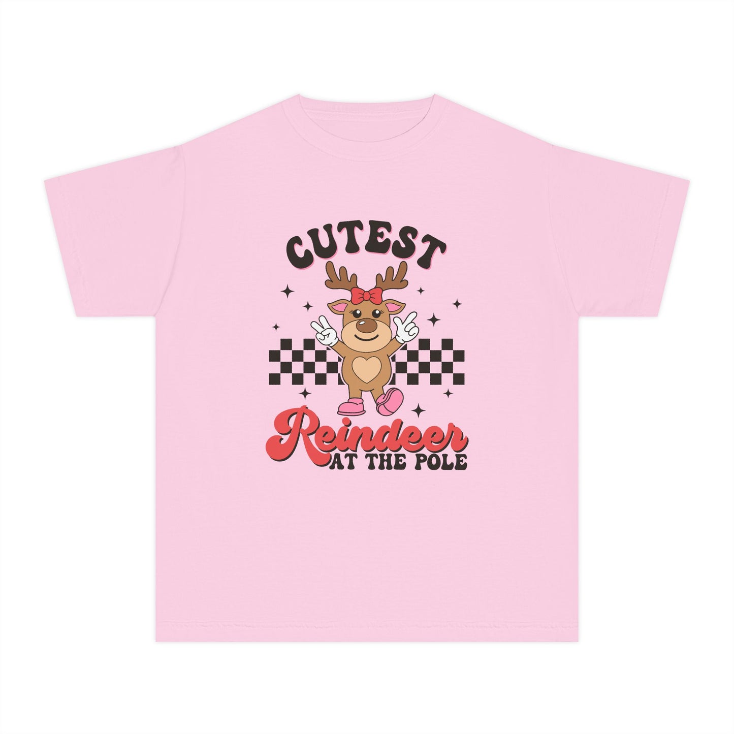 Cutest Reindeer Youth Midweight T-Shirt