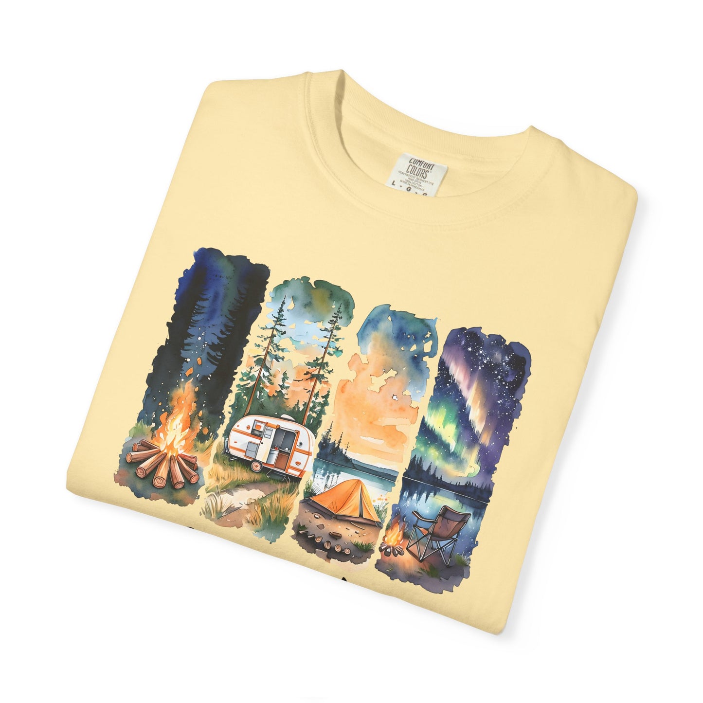 Camping Life Unisex Garment-Dyed T-Shirt