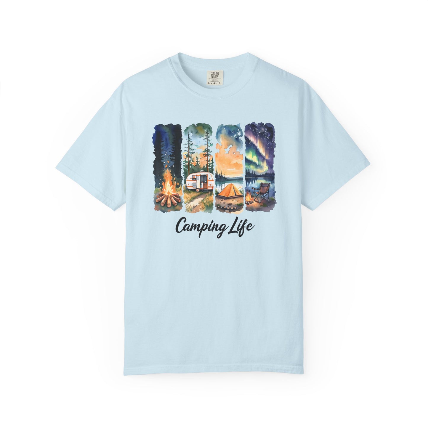 Camping Life Unisex Garment-Dyed T-Shirt