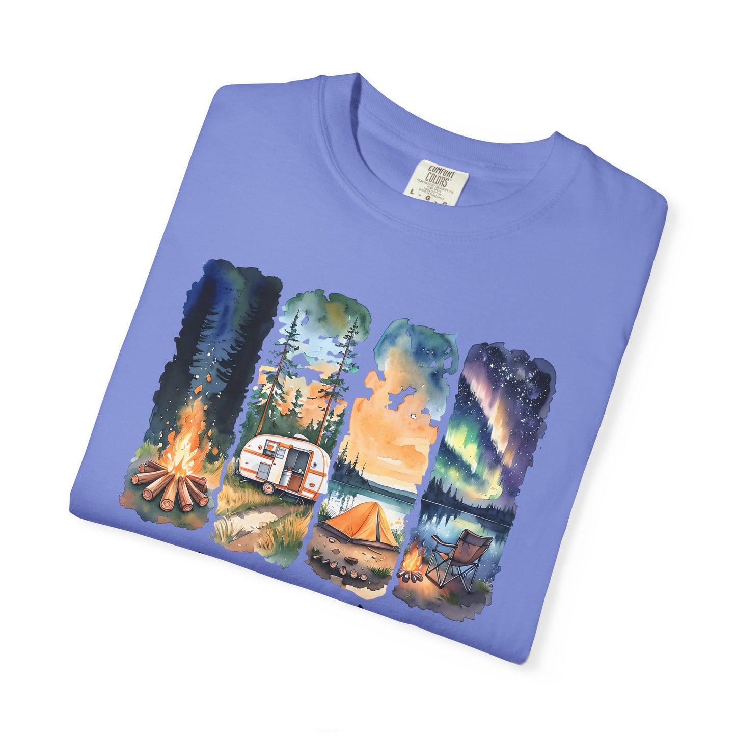 Camping Life Unisex Garment-Dyed T-Shirt