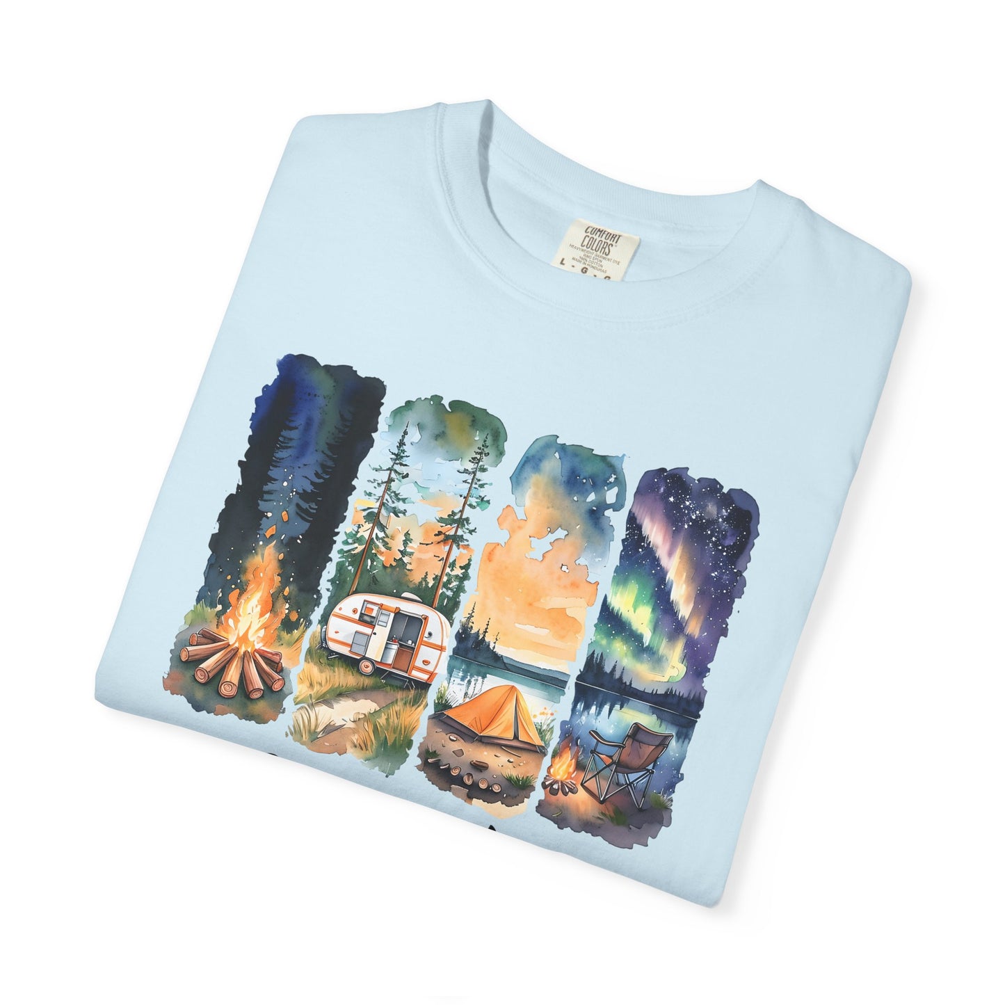 Camping Life Unisex Garment-Dyed T-Shirt