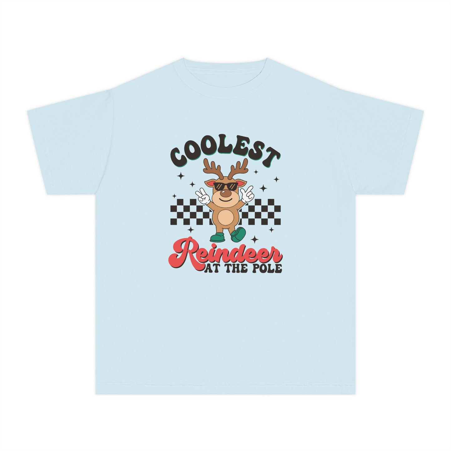 Coolest Reindeer Youth Midweight T-Shirt