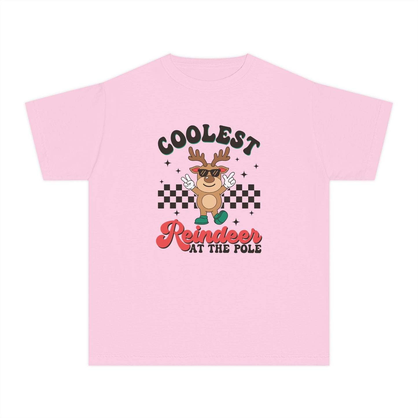 Coolest Reindeer Youth Midweight T-Shirt