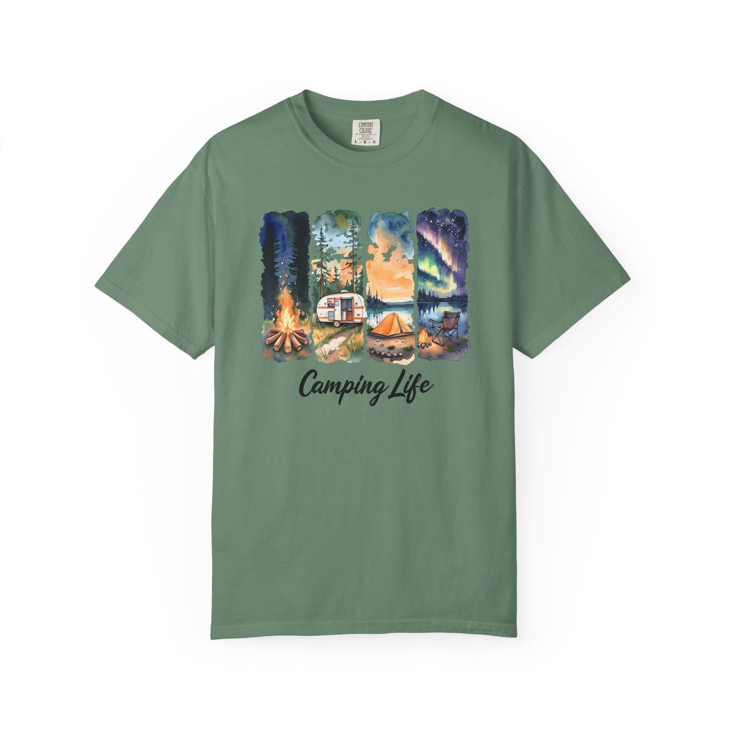 Camping Life Unisex Garment-Dyed T-Shirt