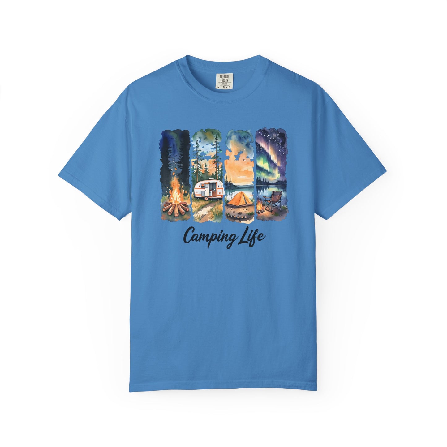 Camping Life Unisex Garment-Dyed T-Shirt