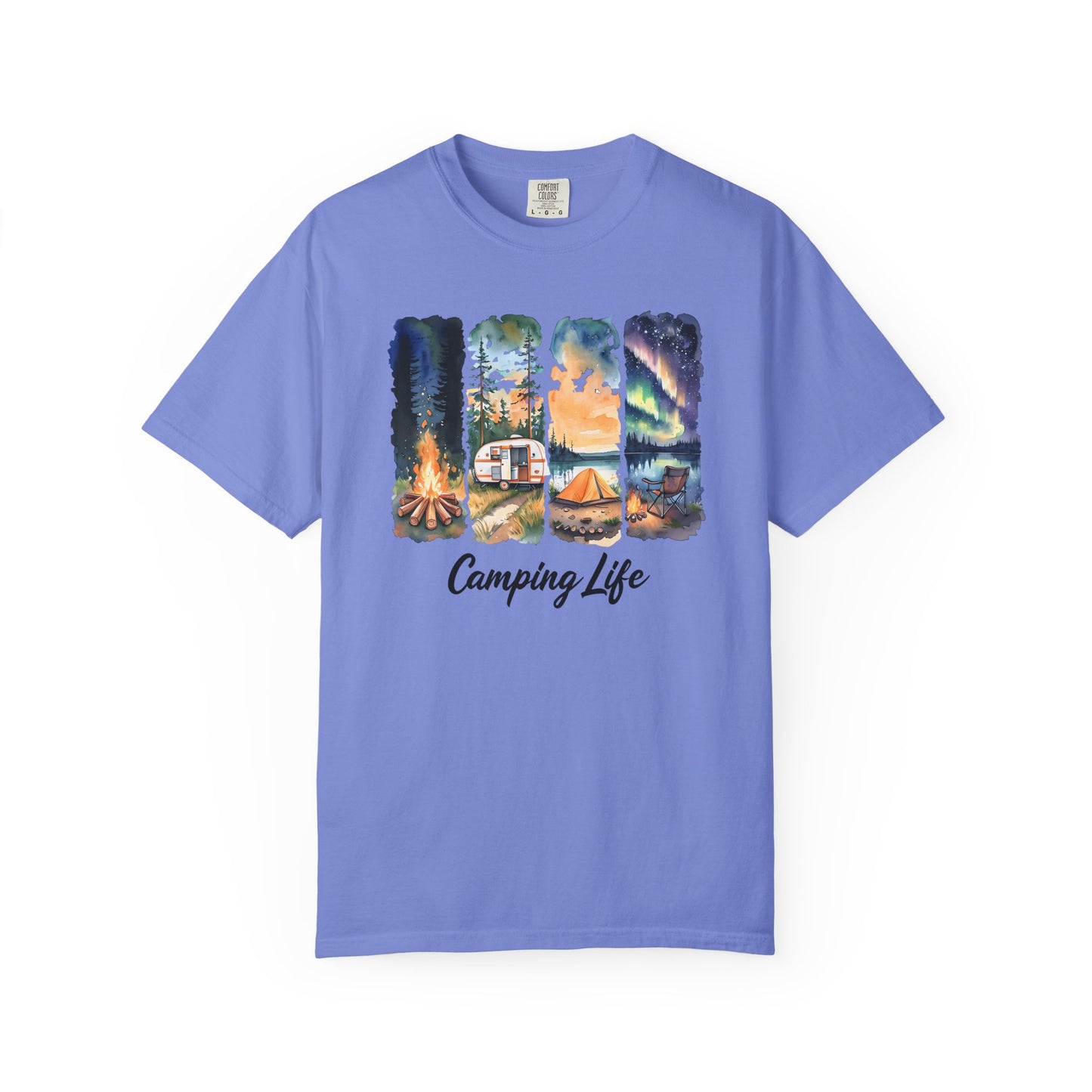 Camping Life Unisex Garment-Dyed T-Shirt