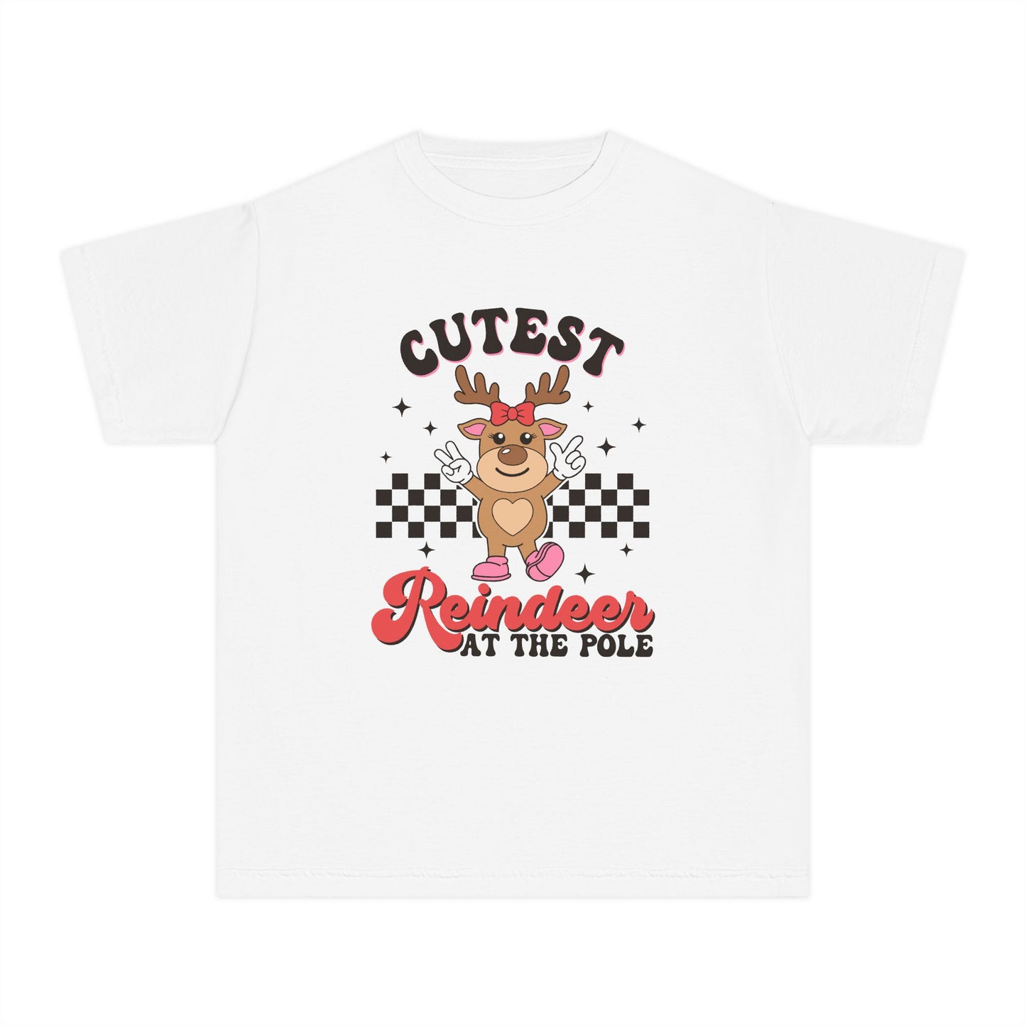 Cutest Reindeer Youth Midweight T-Shirt