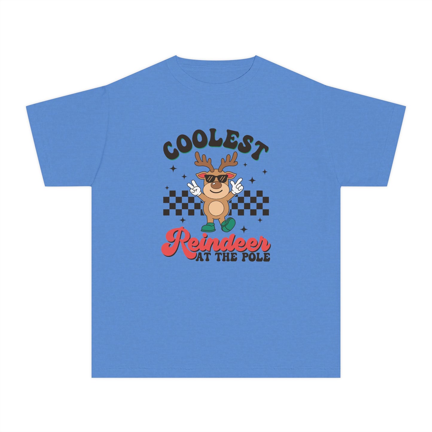 Coolest Reindeer Youth Midweight T-Shirt