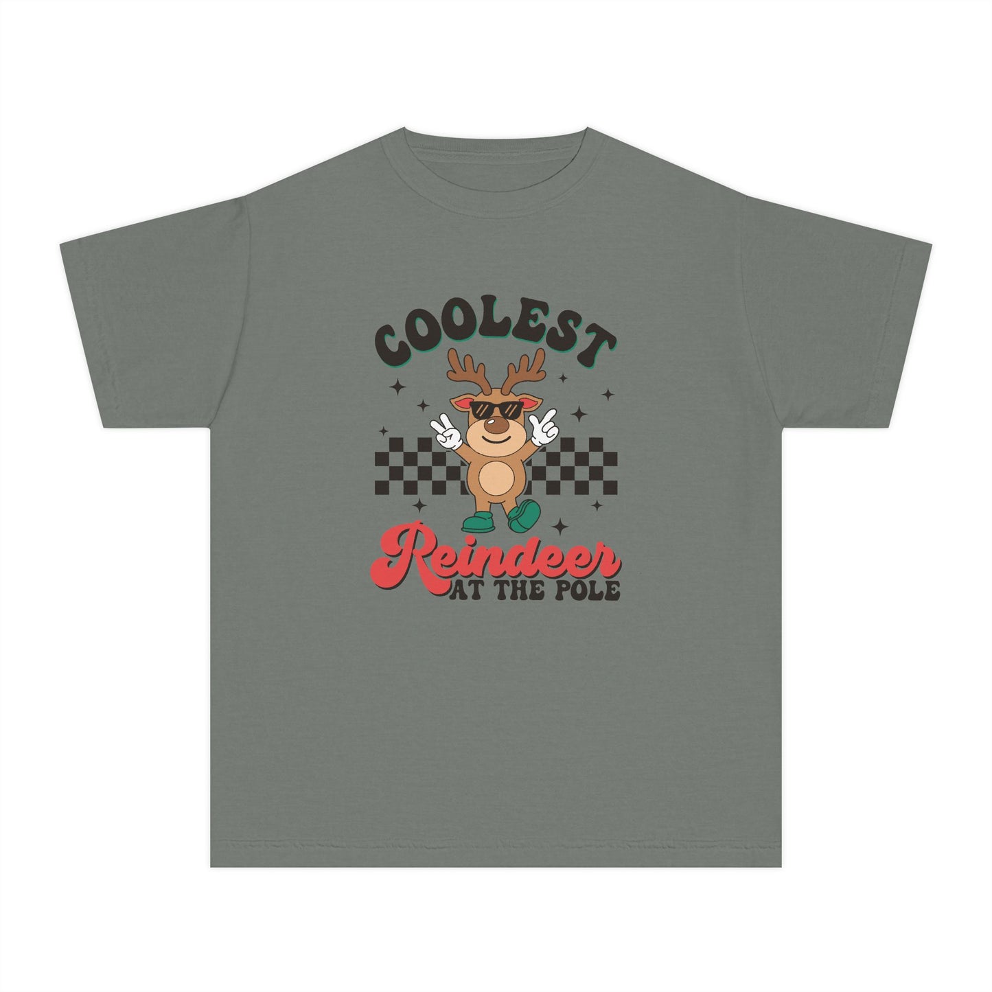 Coolest Reindeer Youth Midweight T-Shirt