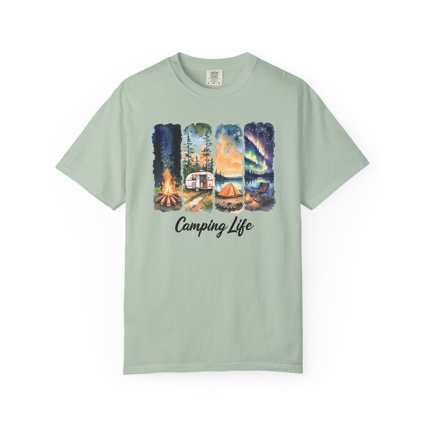 Camping Life Unisex Garment-Dyed T-Shirt