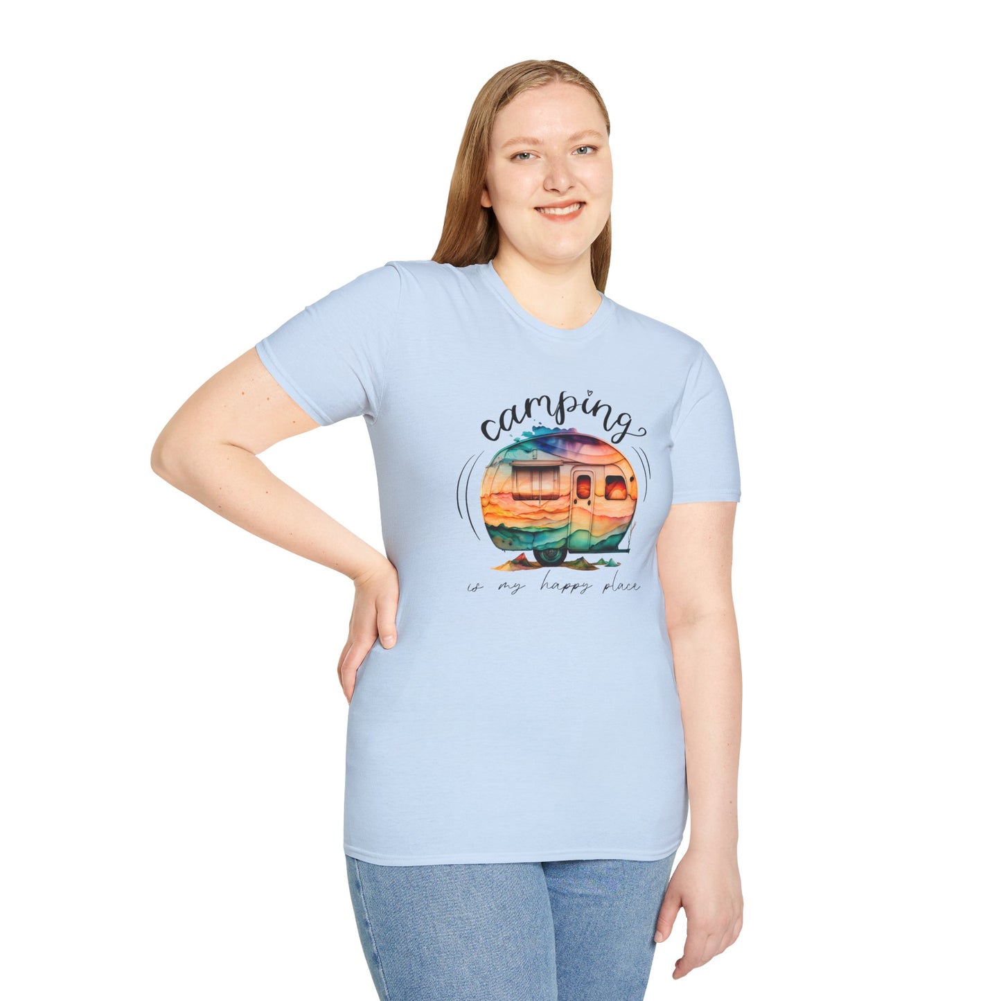 Camping Unisex T-Shirt for Outdoor Enthusiasts