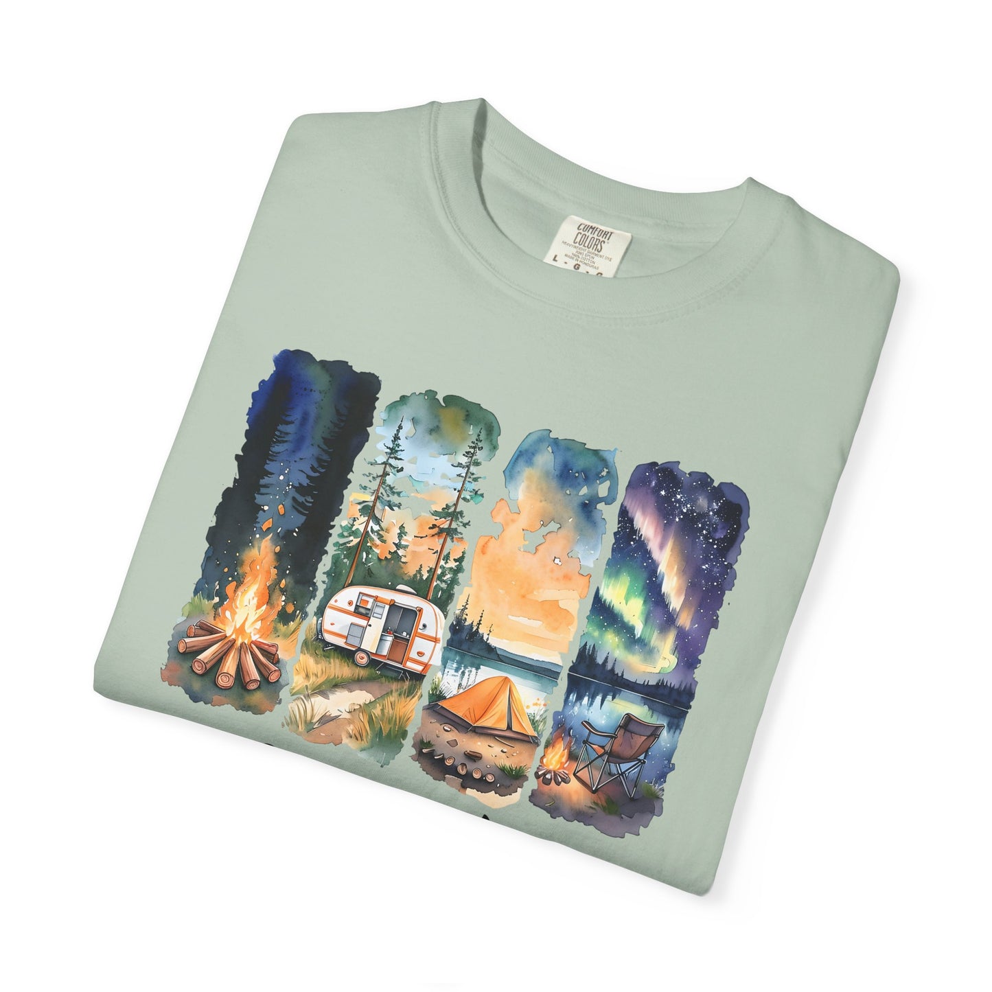 Camping Life Unisex Garment-Dyed T-Shirt