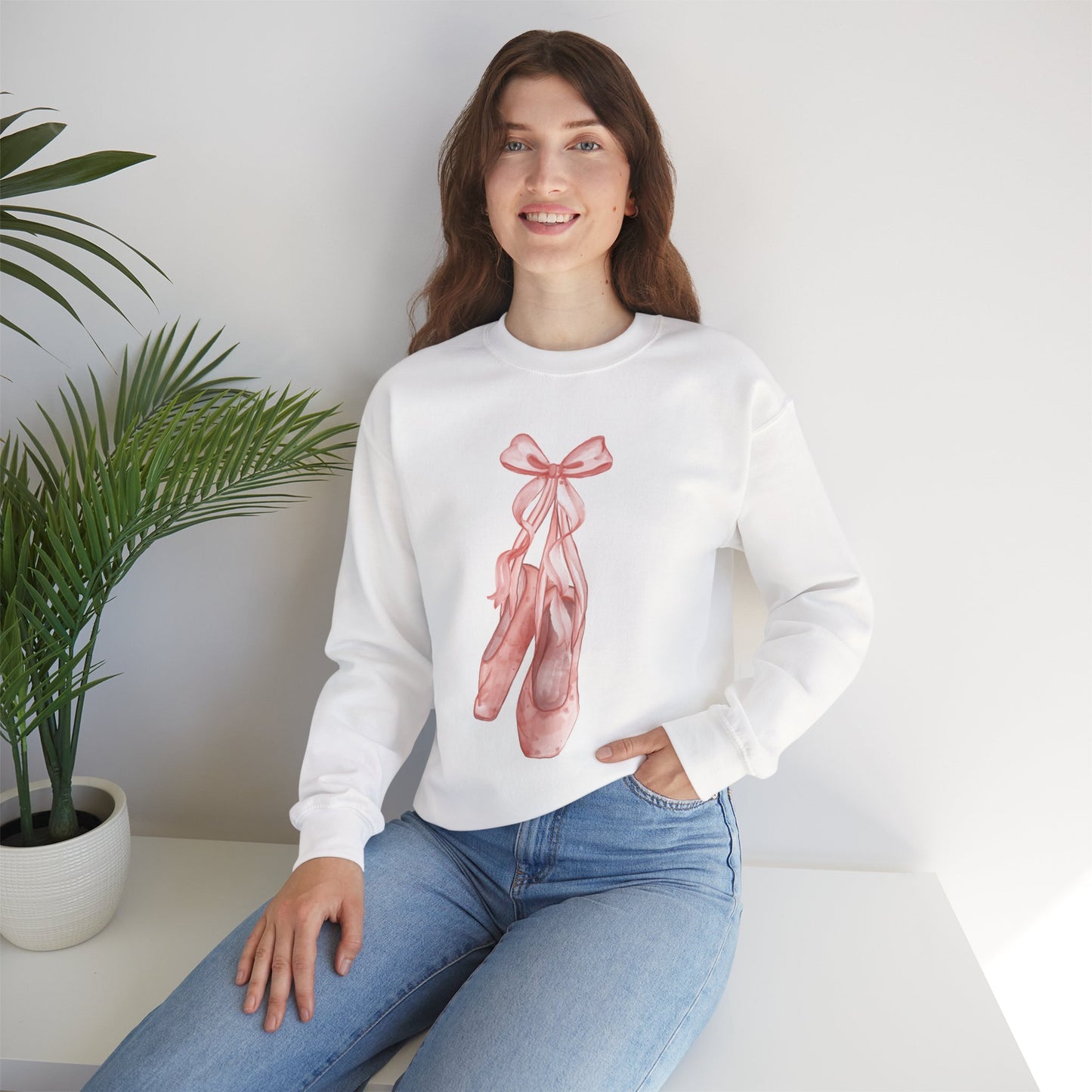 Ballet Slippers Crewneck Unisex Sweatshirt