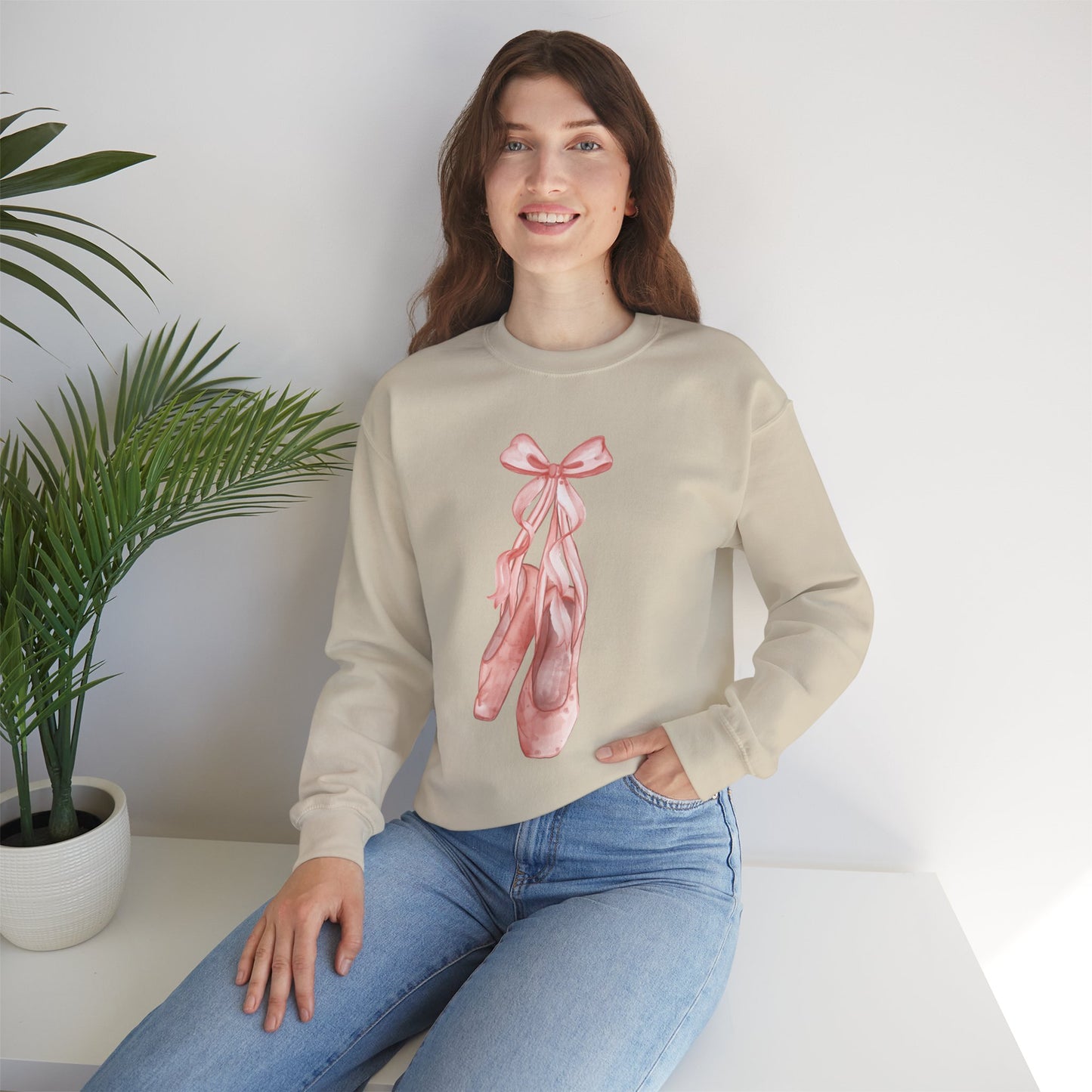 Ballet Slippers Crewneck Unisex Sweatshirt
