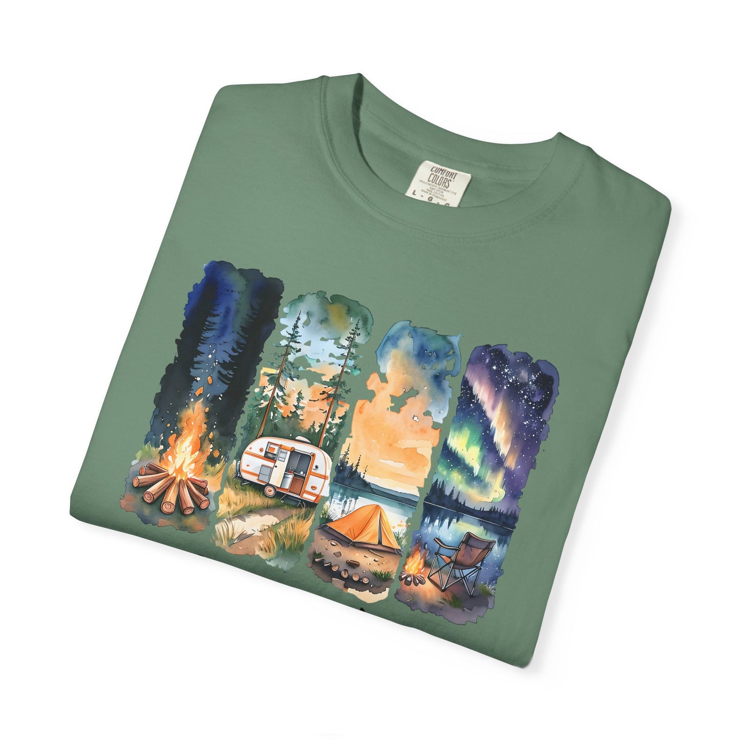 Camping Life Unisex Garment-Dyed T-Shirt
