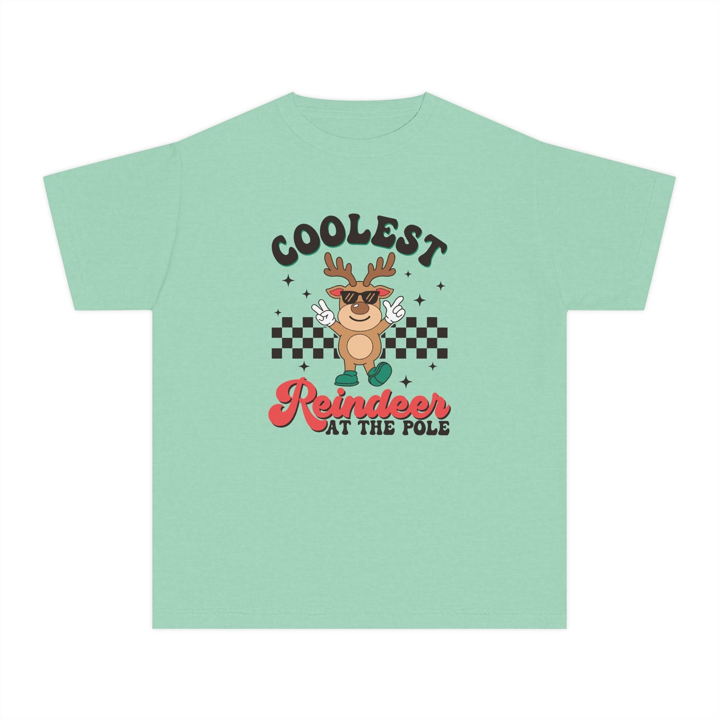 Coolest Reindeer Youth Midweight T-Shirt