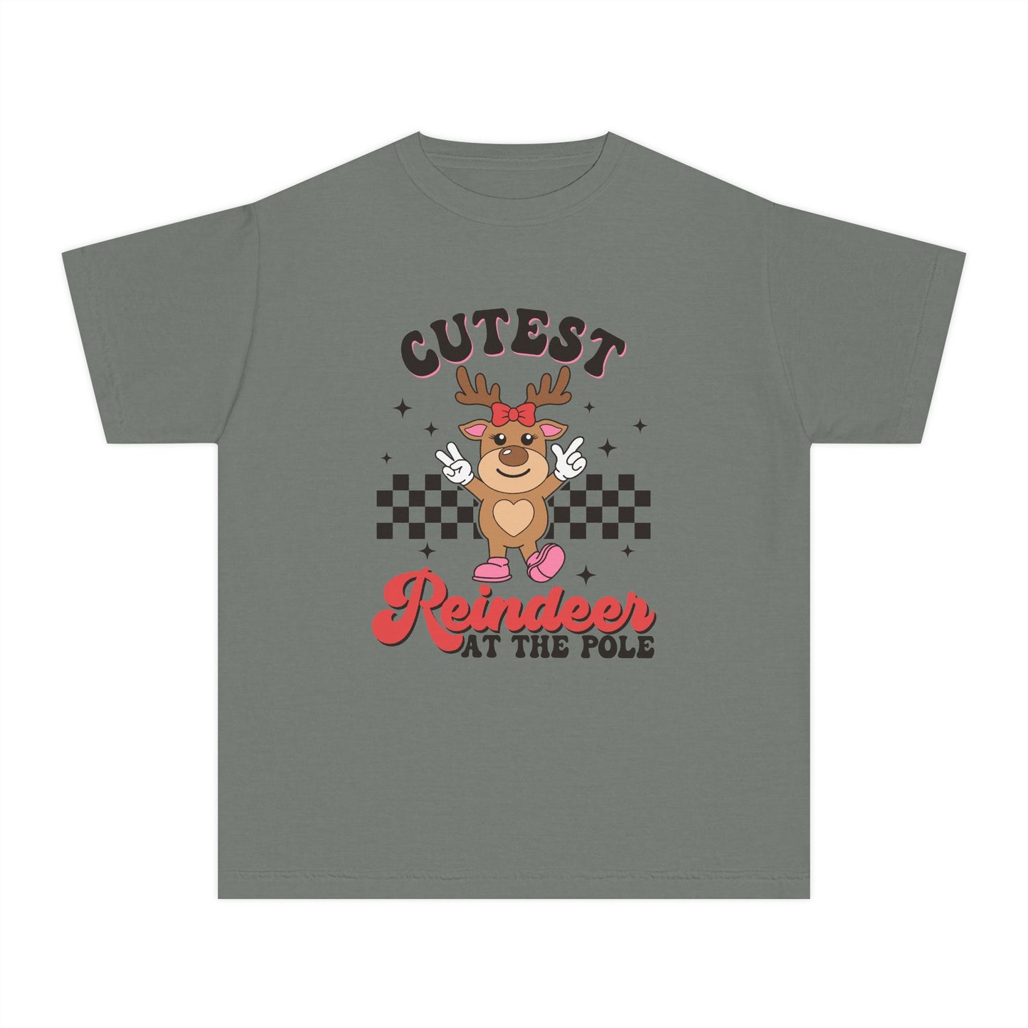 Cutest Reindeer Youth Midweight T-Shirt
