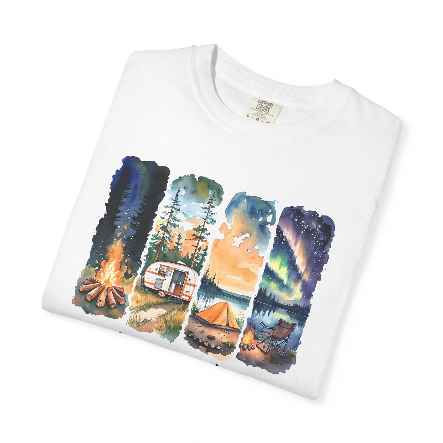 Camping Life Unisex Garment-Dyed T-Shirt