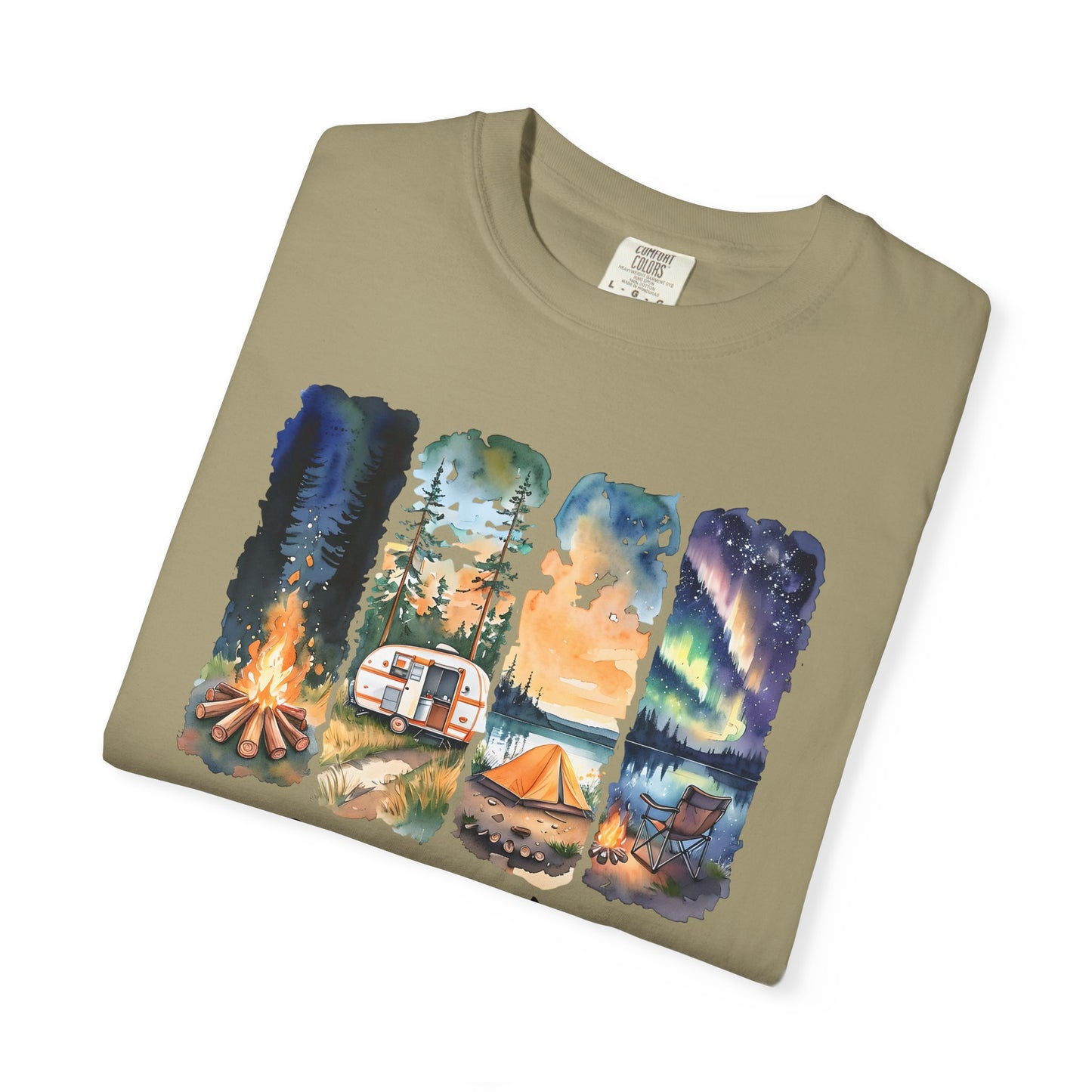 Camping Life Unisex Garment-Dyed T-Shirt