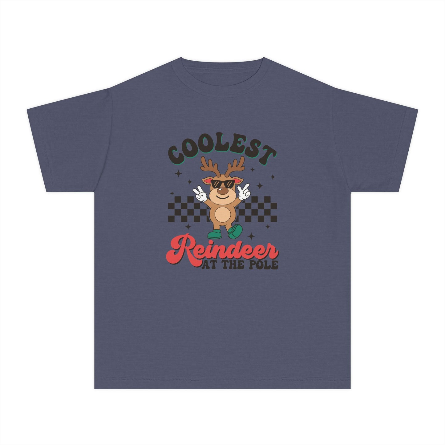 Coolest Reindeer Youth Midweight T-Shirt