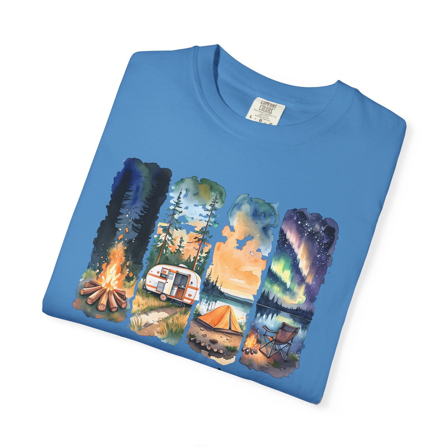 Camping Life Unisex Garment-Dyed T-Shirt