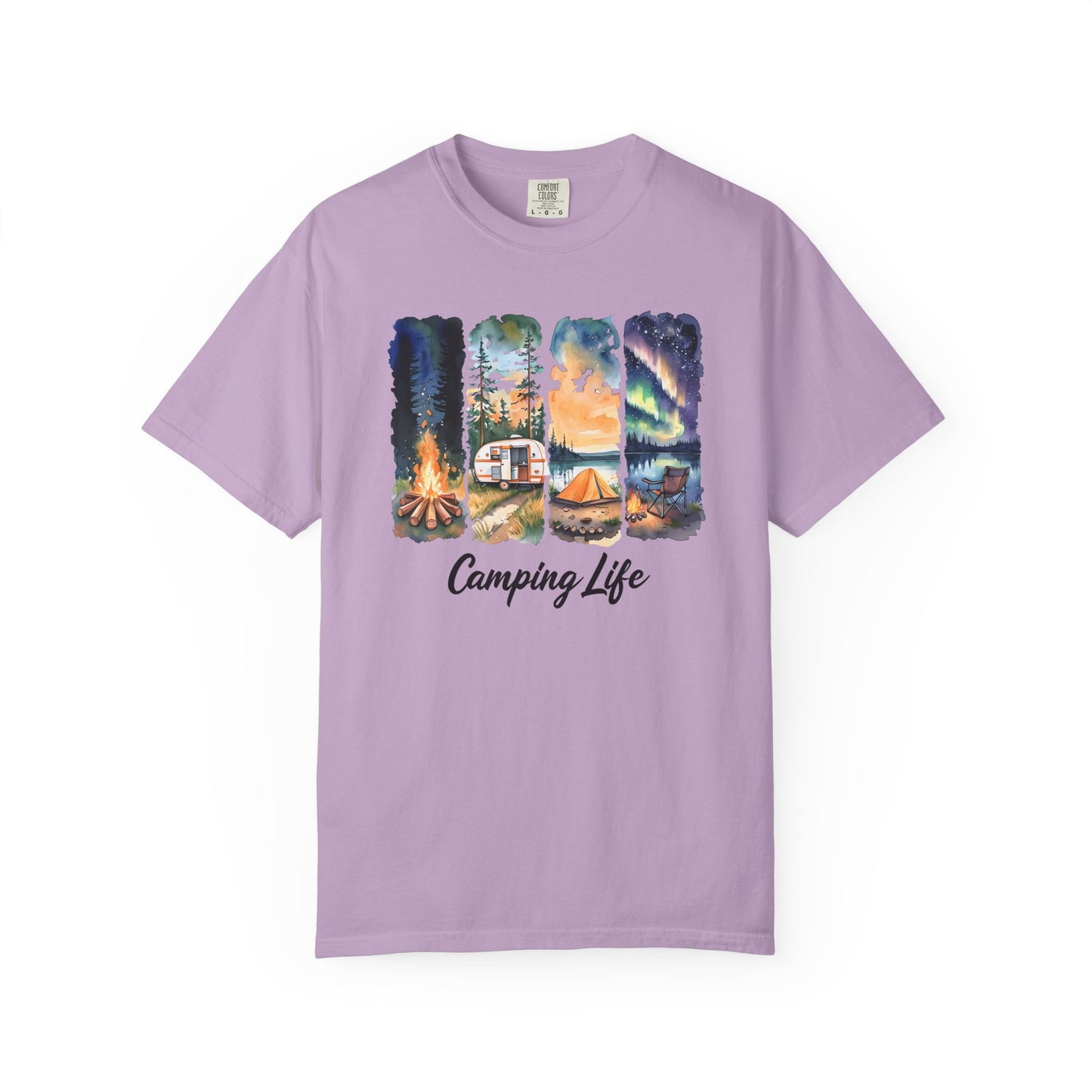 Camping Life Unisex Garment-Dyed T-Shirt