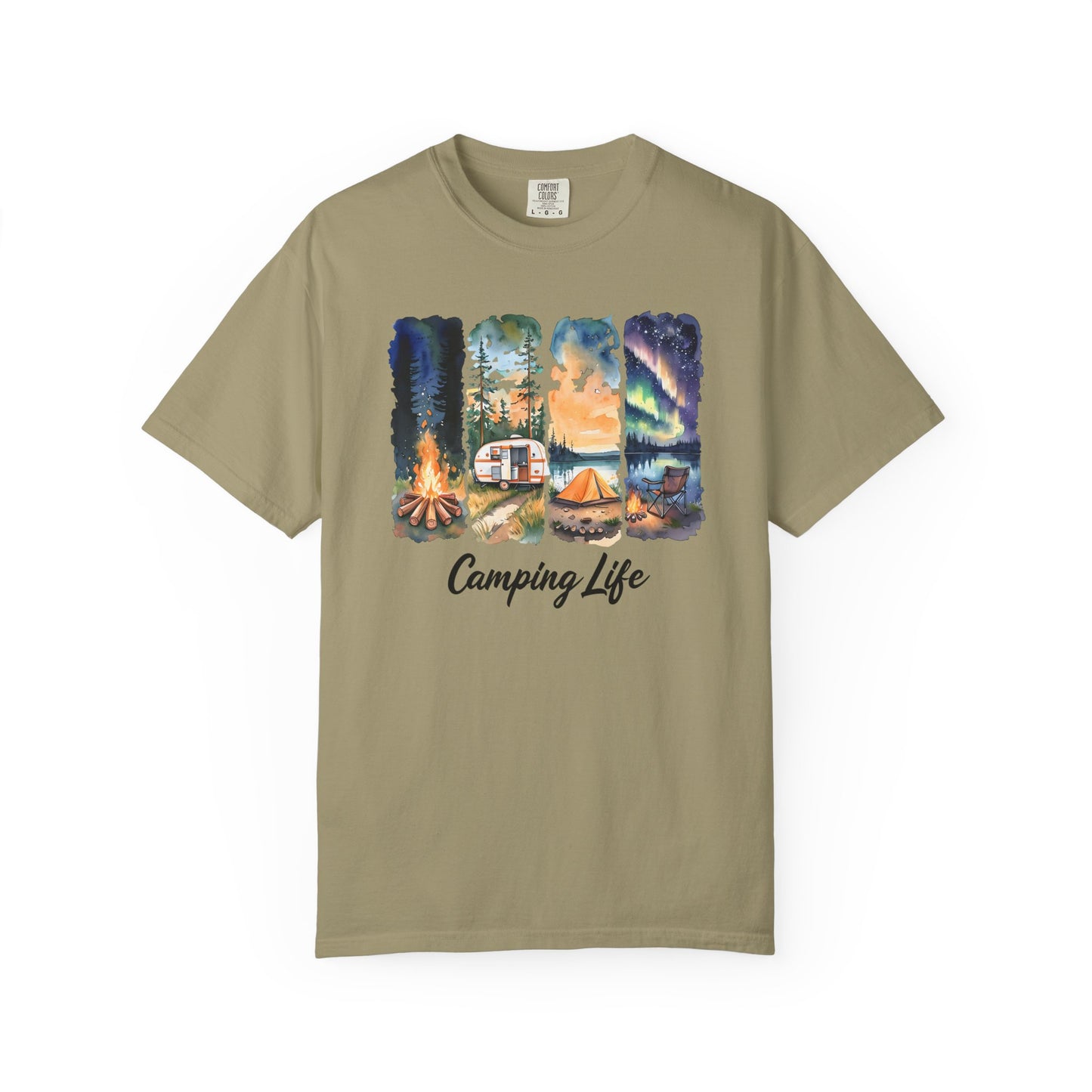 Camping Life Unisex Garment-Dyed T-Shirt