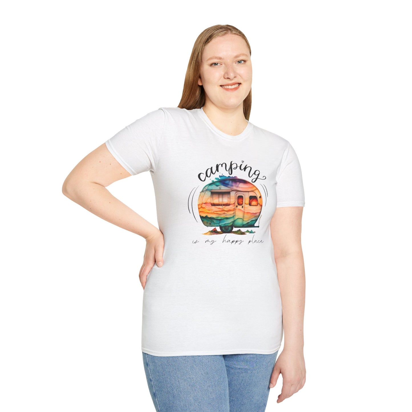 Camping Unisex T-Shirt for Outdoor Enthusiasts