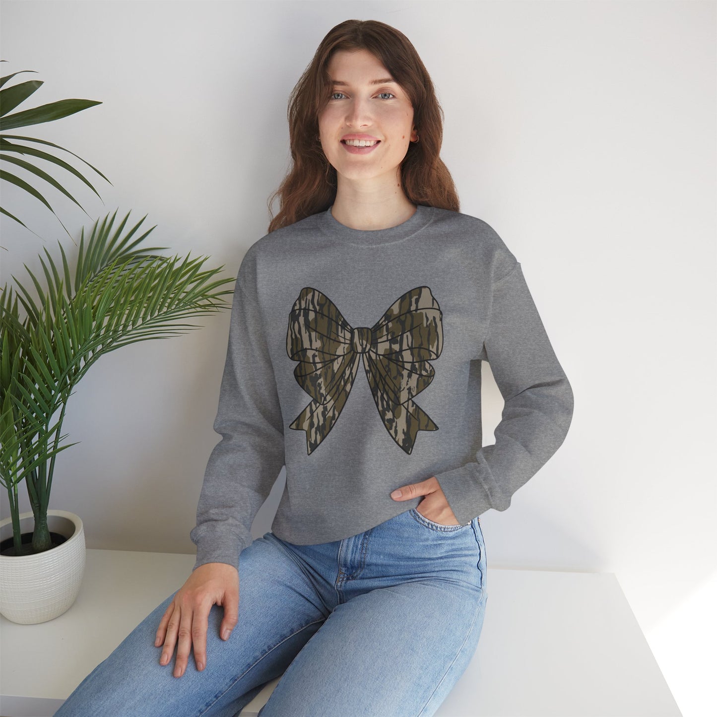Camo Bow Unisex Sweatshirt