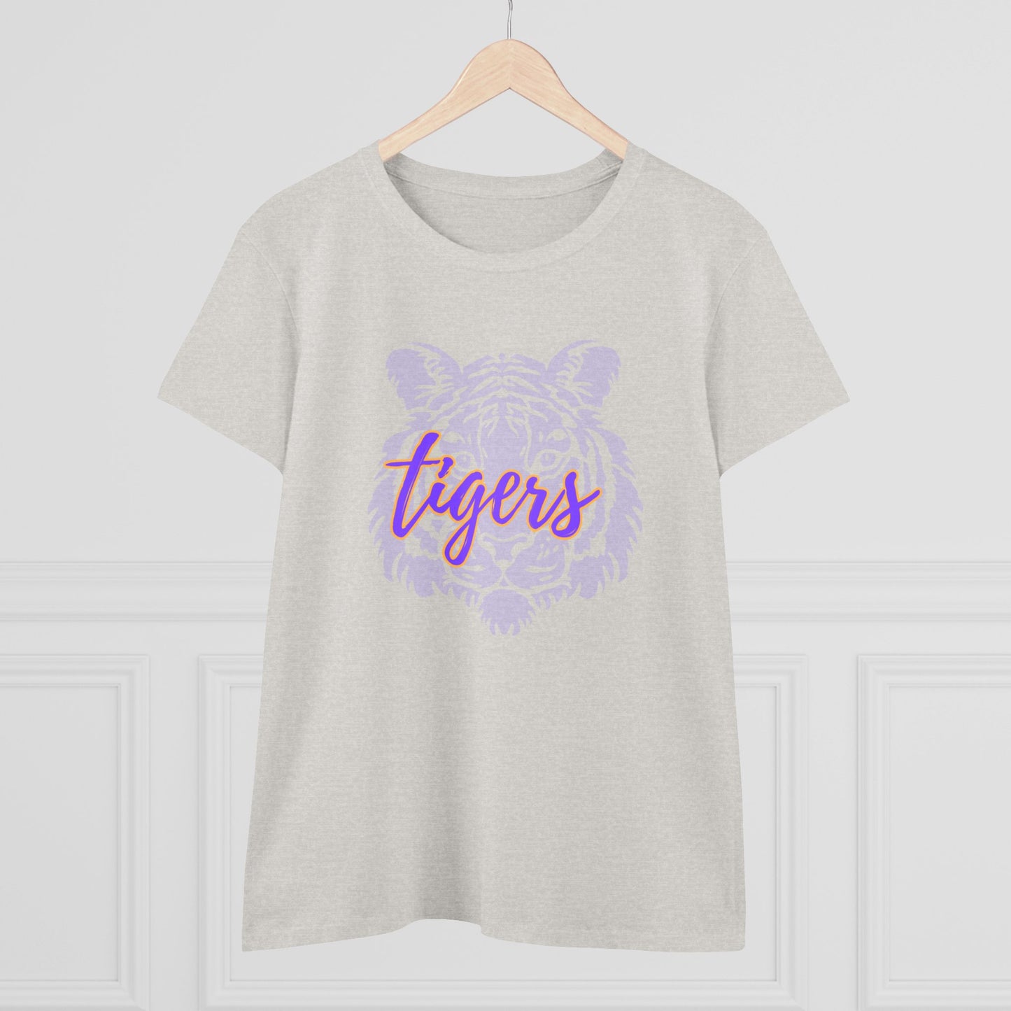 Tigers Women's Midweight Cotton Tee