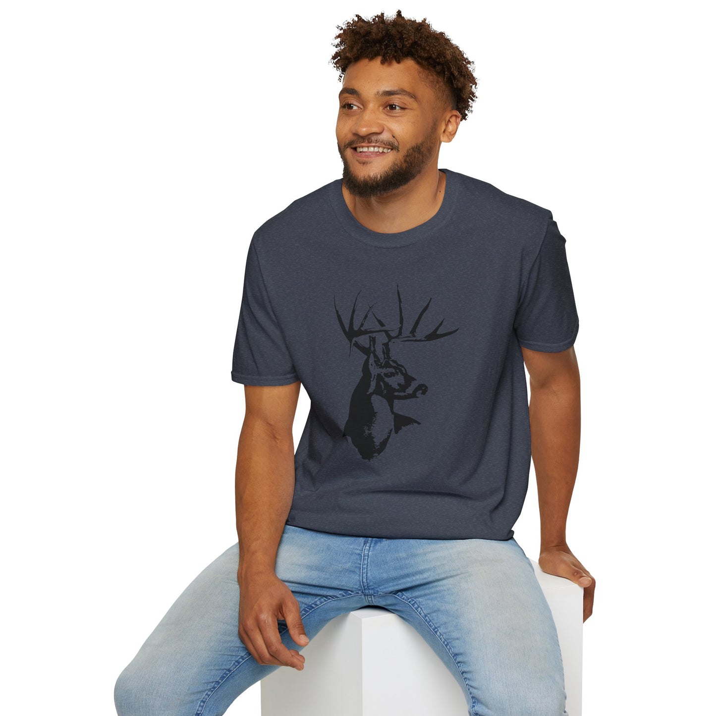 Rustic Deer Graphic Unisex T-Shirt