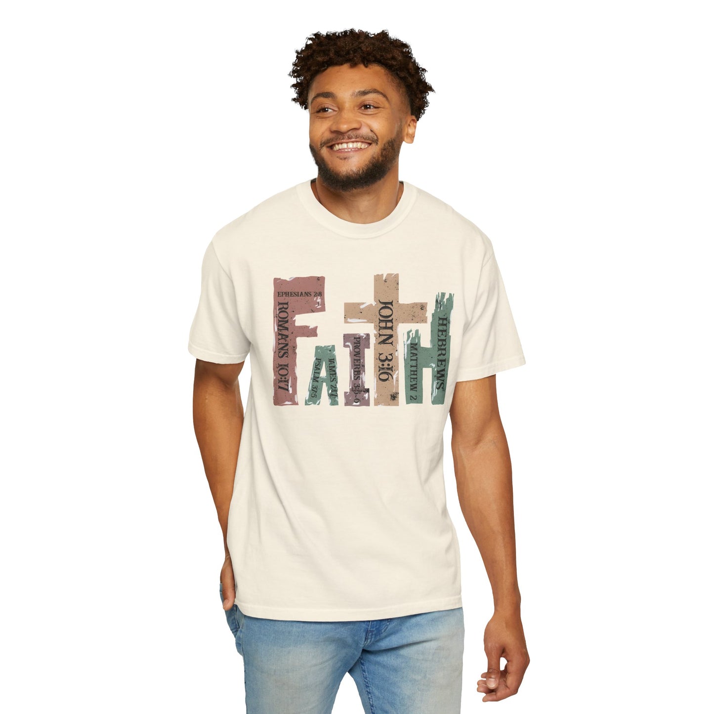 Faith-Inspired Unisex Garment-Dyed T-Shirt
