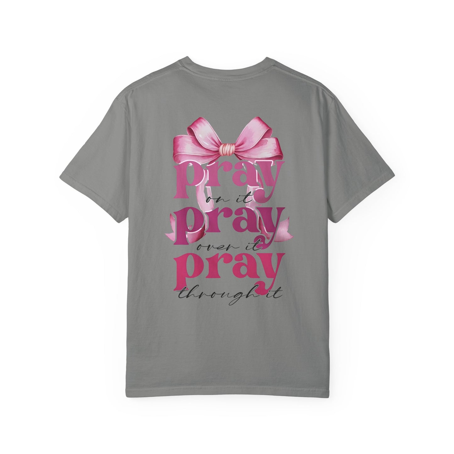 Faith-Inspired Pray Bow Graphic Unisex T-Shirt