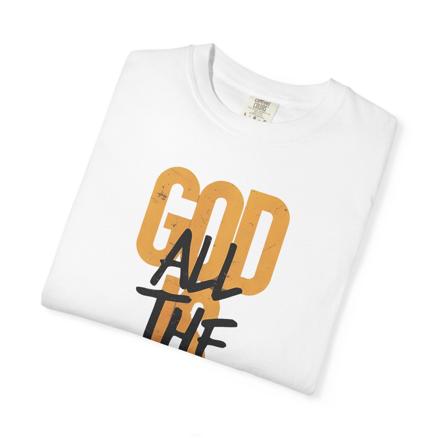 Faith-Inspired God Is Good Garment-Dyed T-Shirt