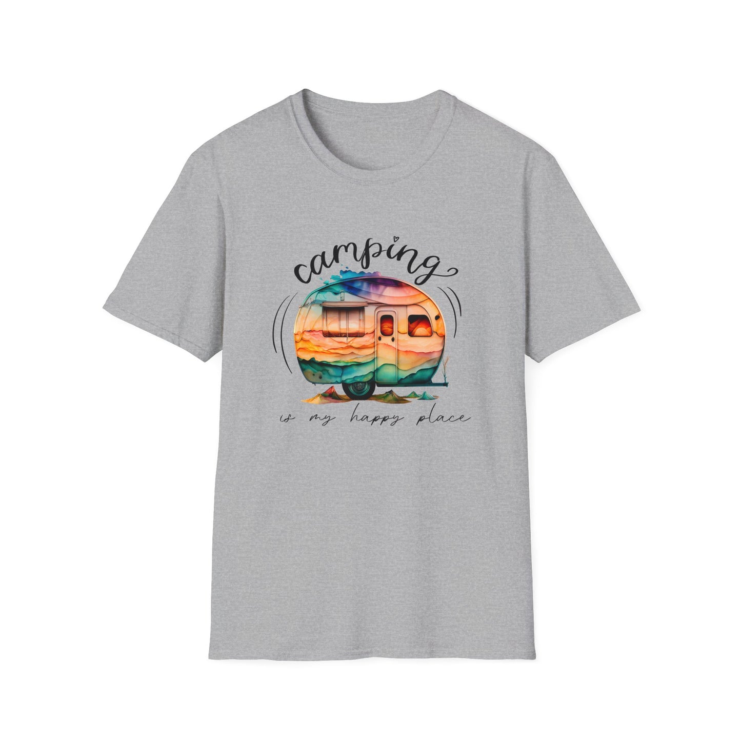 Camping Unisex Softstyle T-Shirt