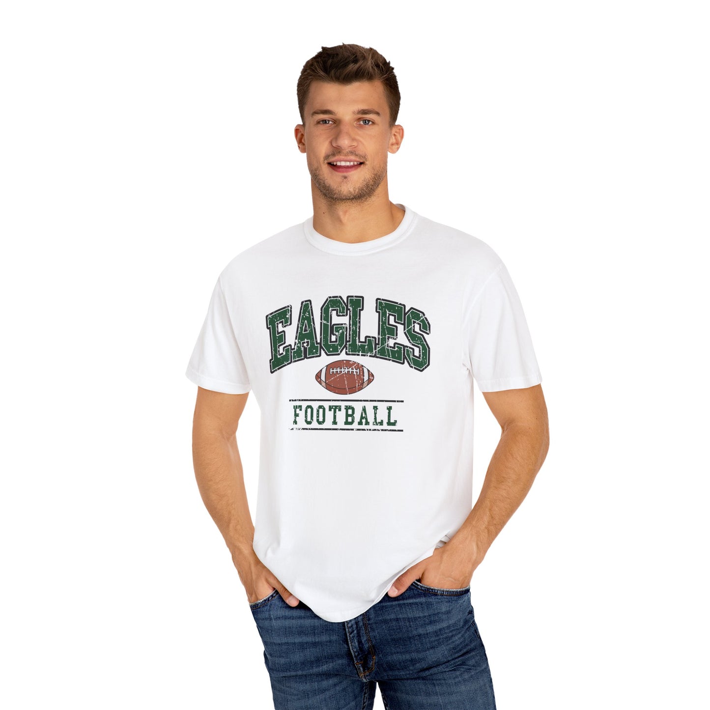 Eagles Football Garment-Dyed Unisex T-shirt