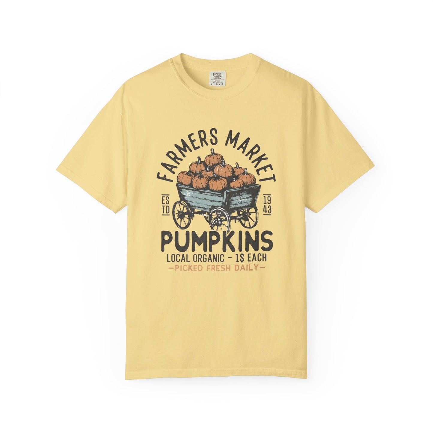 Farmers Market Pumpkin Graphic Unisex T-Shirt