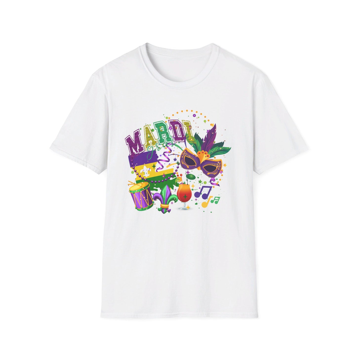 Mardi Gras Unisex Softstyle T-Shirt