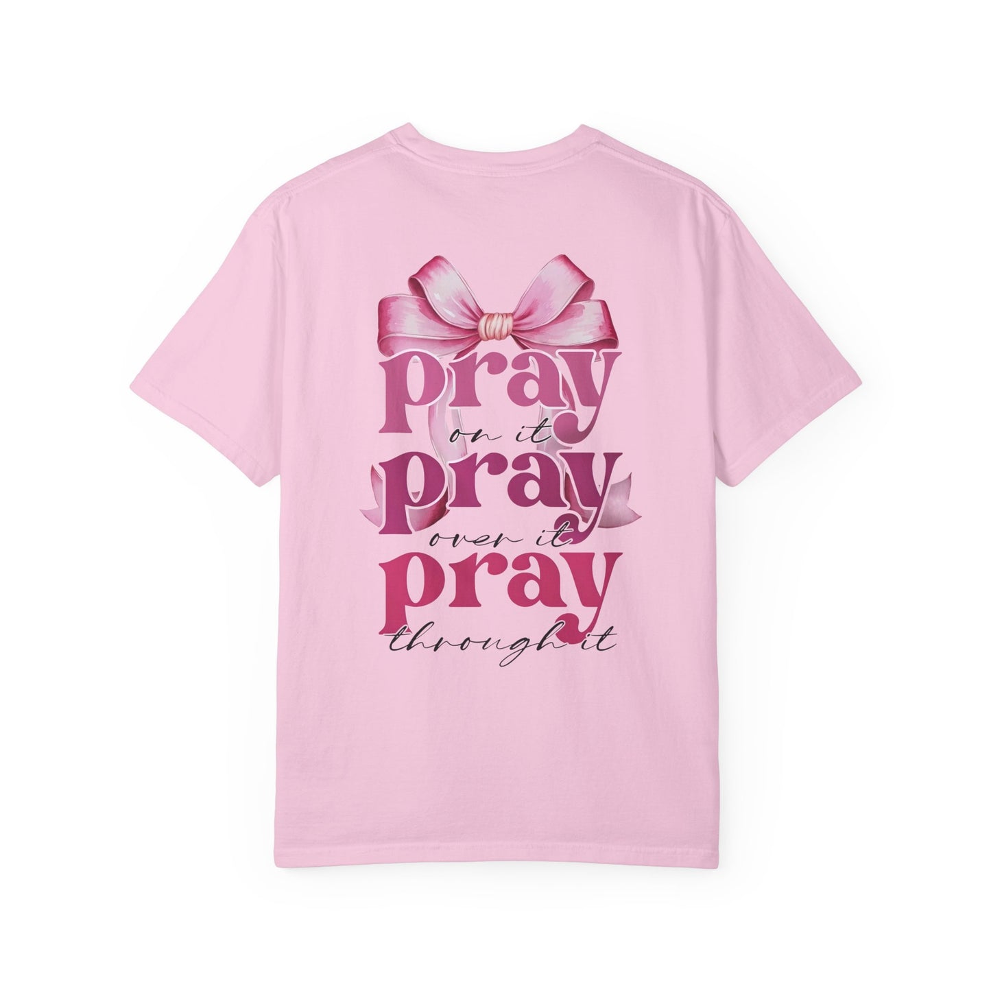Faith-Inspired Pray Bow Graphic Unisex T-Shirt