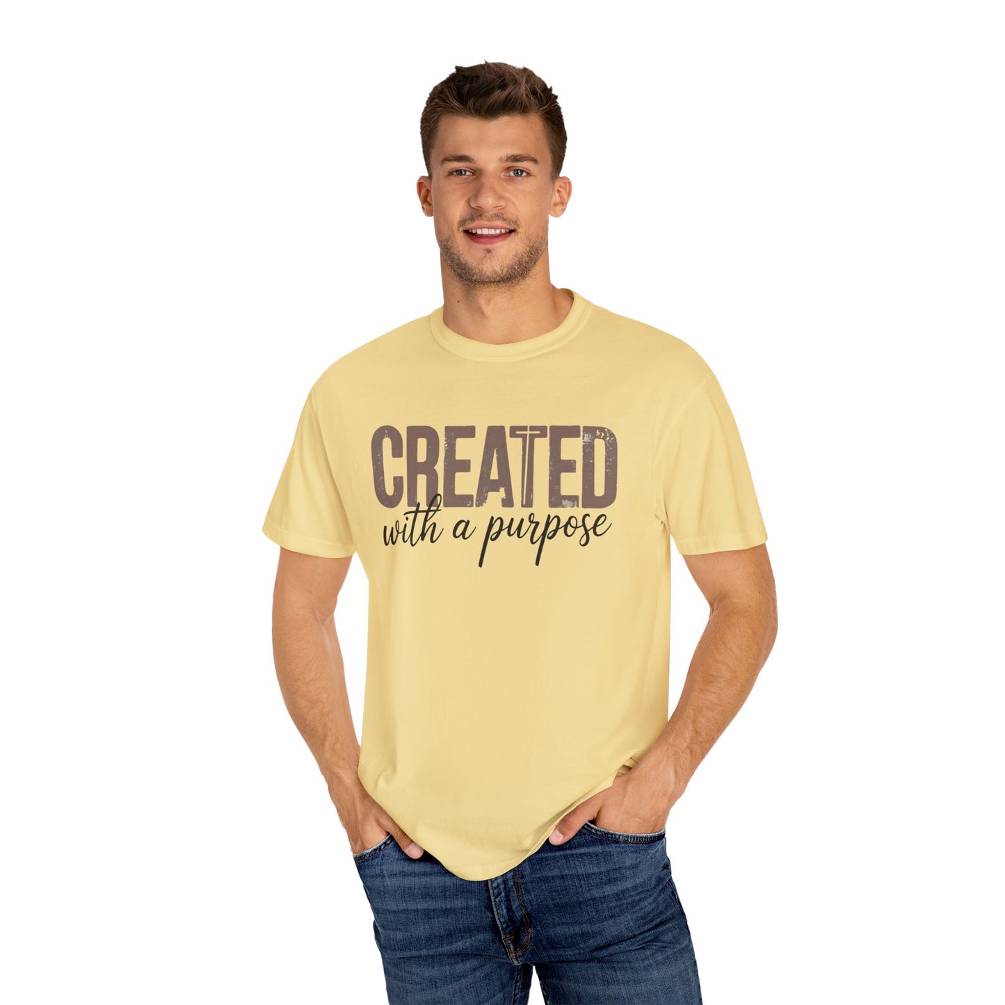 Faith-Inspired 'Created with a Purpose' Unisex T-Shirt