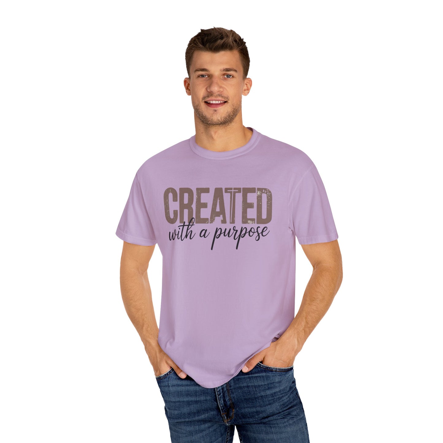 Faith-Inspired 'Created with a Purpose' Unisex T-Shirt