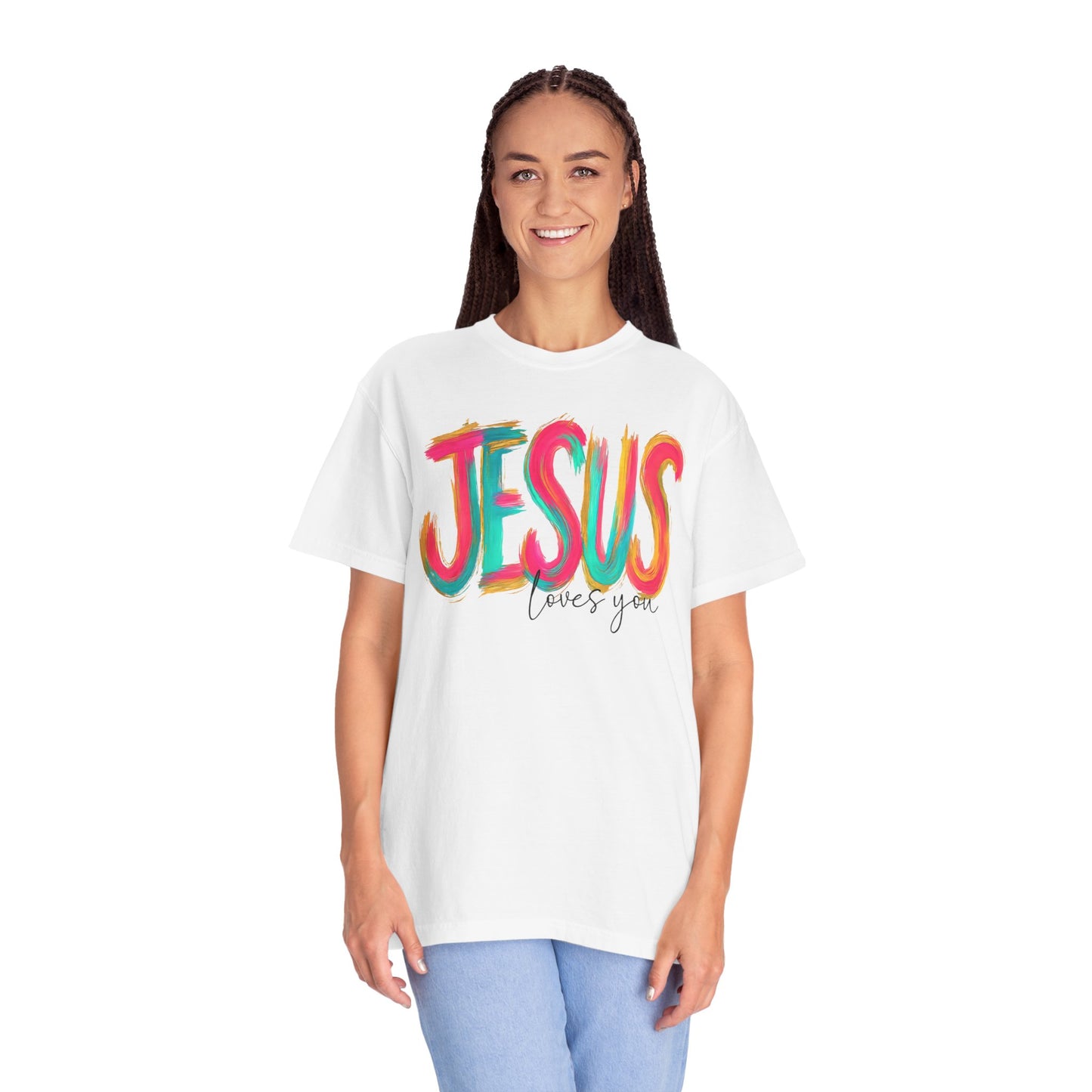 Faith-Inspired 'Jesus Loves You' Unisex T-Shirt