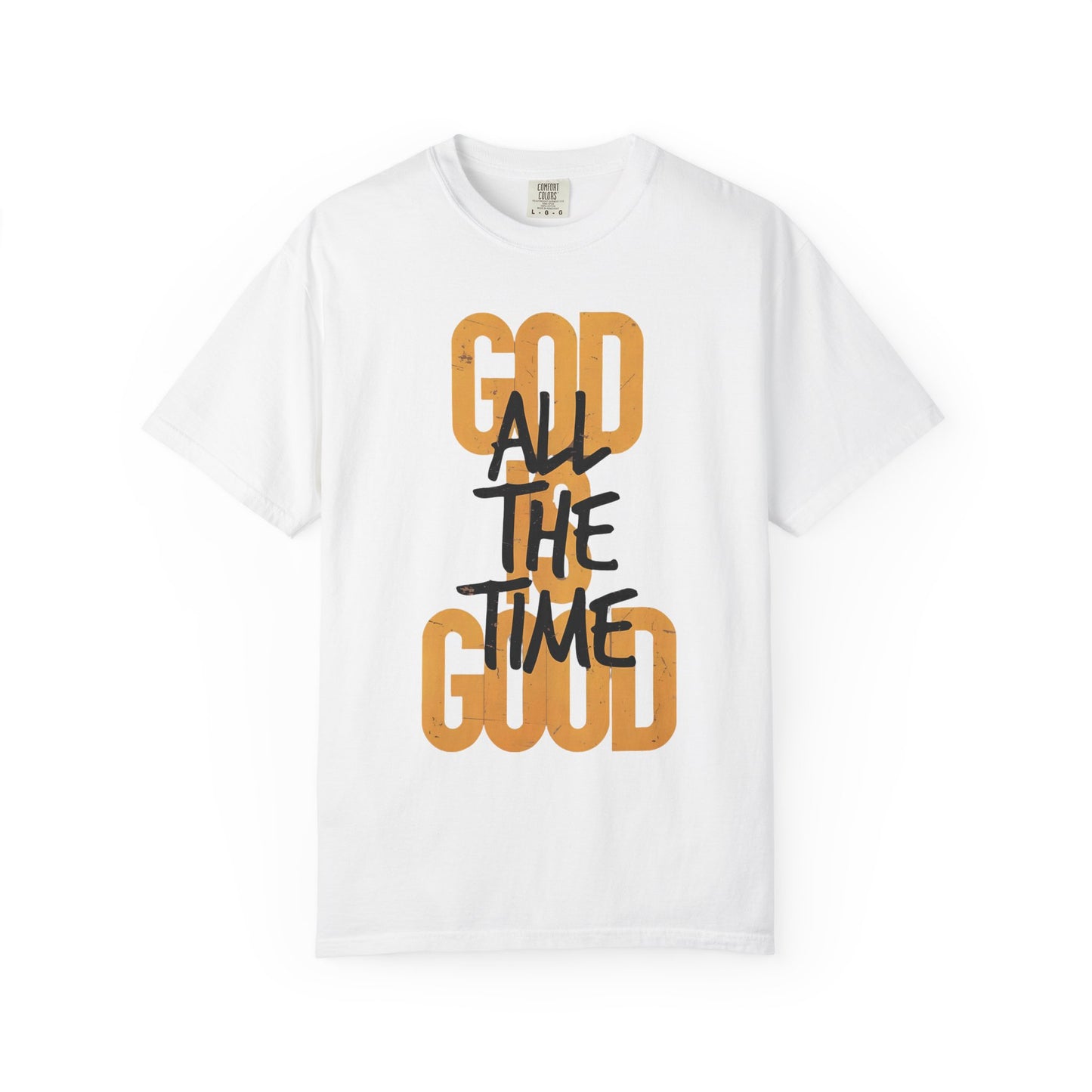 Faith-Inspired God Is Good Garment-Dyed T-Shirt