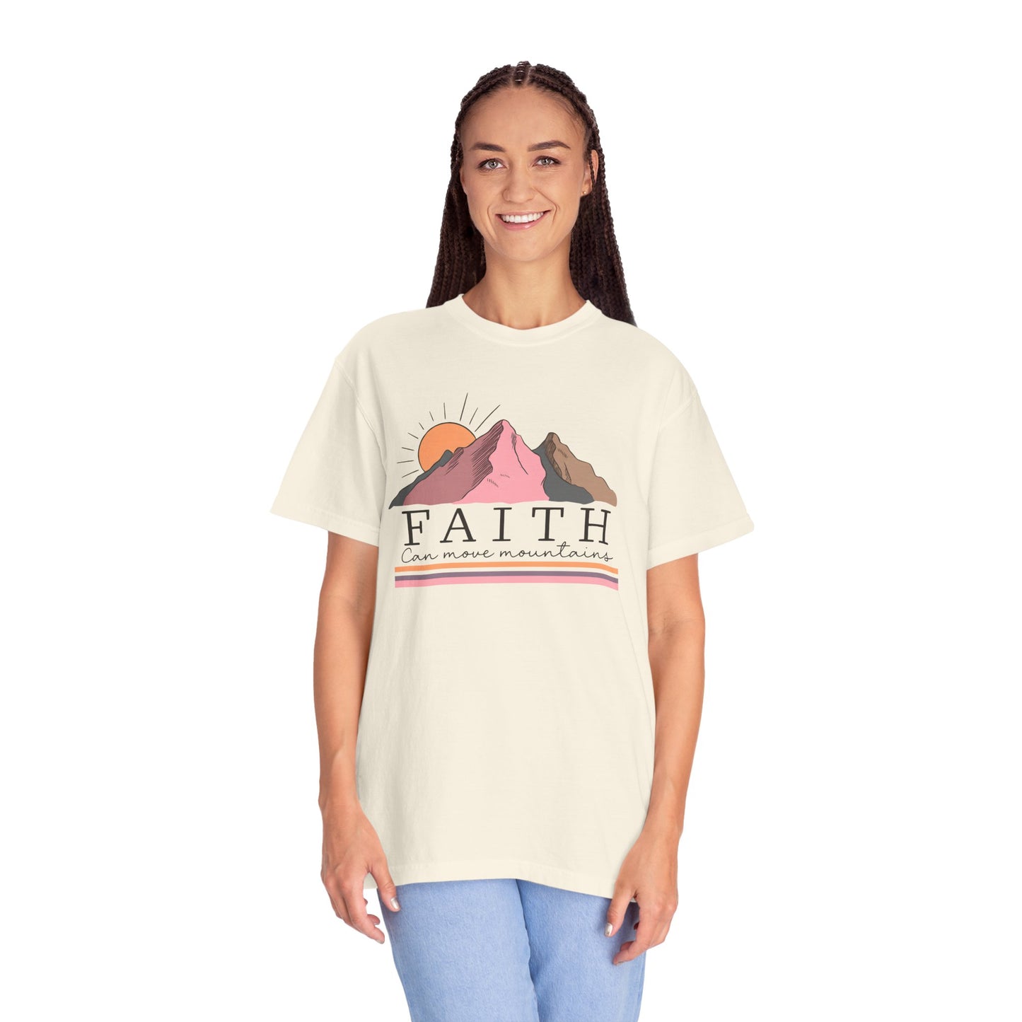 Faith-Inspired Unisex Garment-Dyed T-Shirt