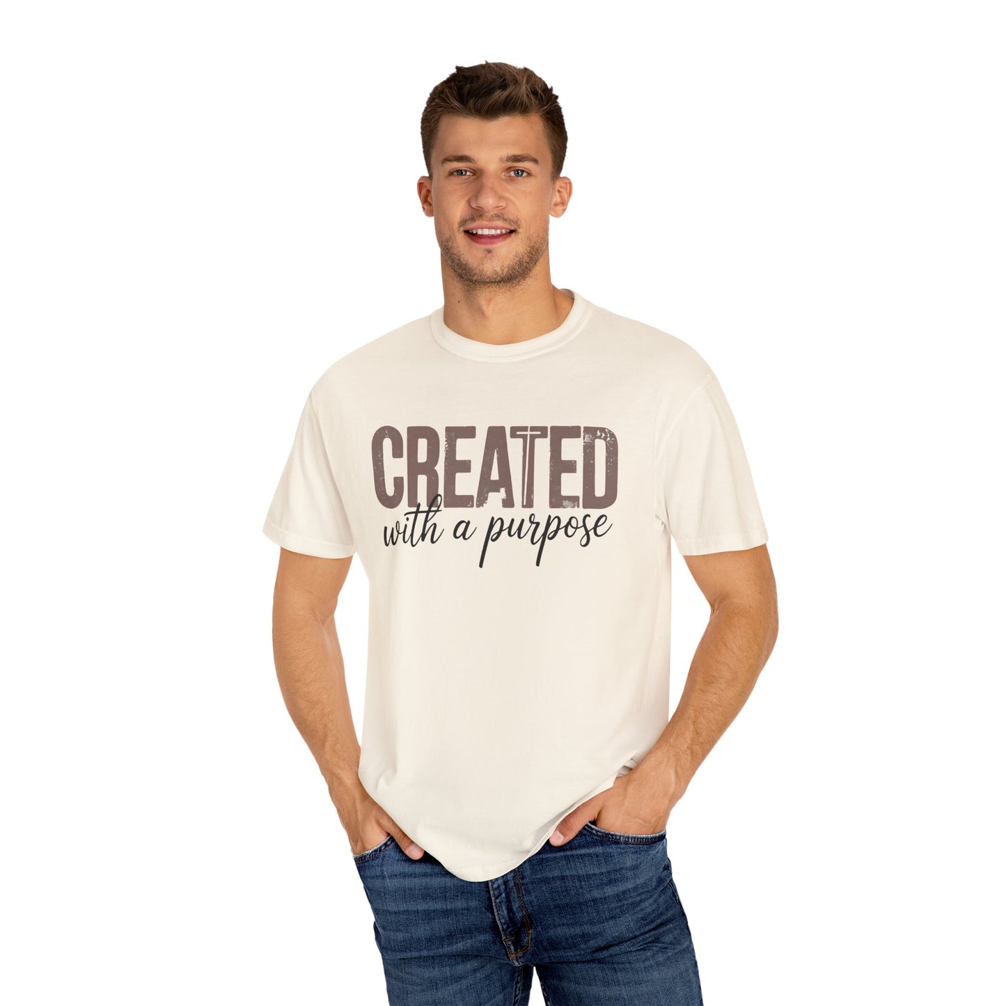 Faith-Inspired 'Created with a Purpose' Unisex T-Shirt