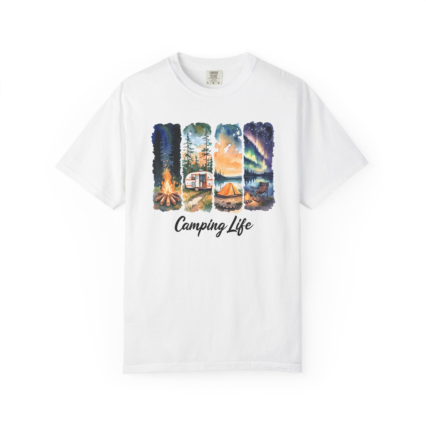 Camping Life Unisex Garment-Dyed T-Shirt