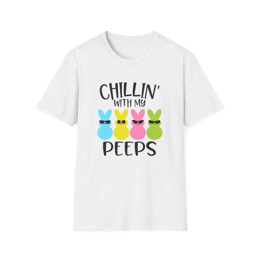 Chilin' with my Peeps Unisex Softstyle T-Shirt