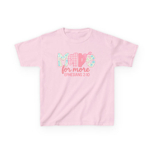 Faith-Inspired 'Made For More' Youth Unisex T-Shirt